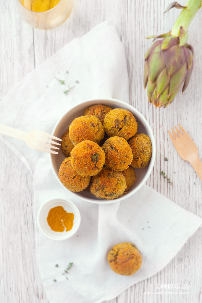 Cavallo di battaglia polpette di carciofi e patate